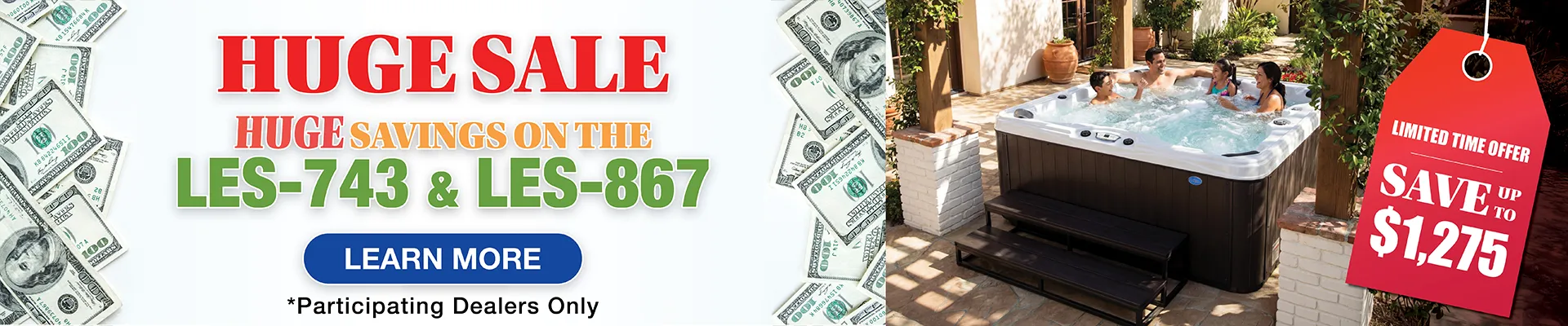 Calspas hot tub being used in a family setting - Quakertown